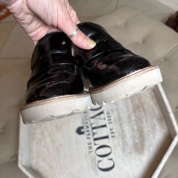 Dolce Vita Shiny Black Loafers size 9 - Picture 5 of 12